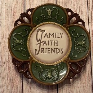 Faith Family Friends Plate Irish 🇮🇪